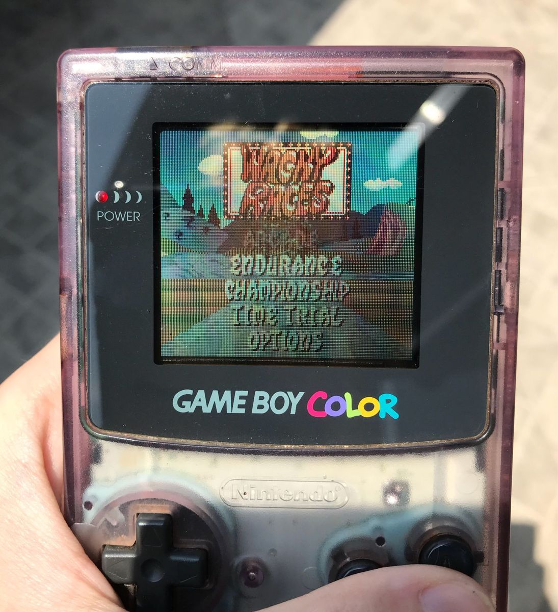 Gameboy Color Translúcido Roxo Original Acompanha Cartucho | Console de ...