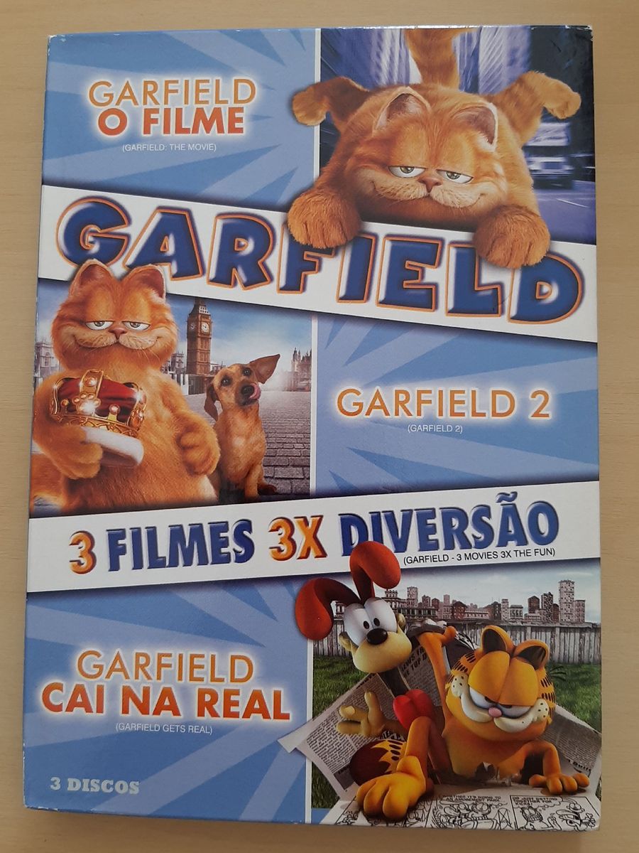 Garfield Filmes X Divers O Filme E S Rie Dvd Usado Enjoei