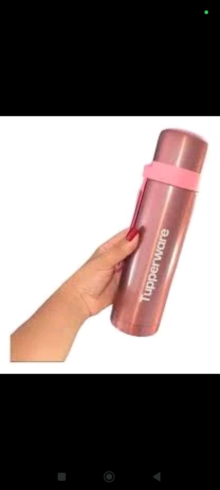 Garrafa Térmica Tupperware Rosa Metálico | Móvel de Cozinha Tupperware ...