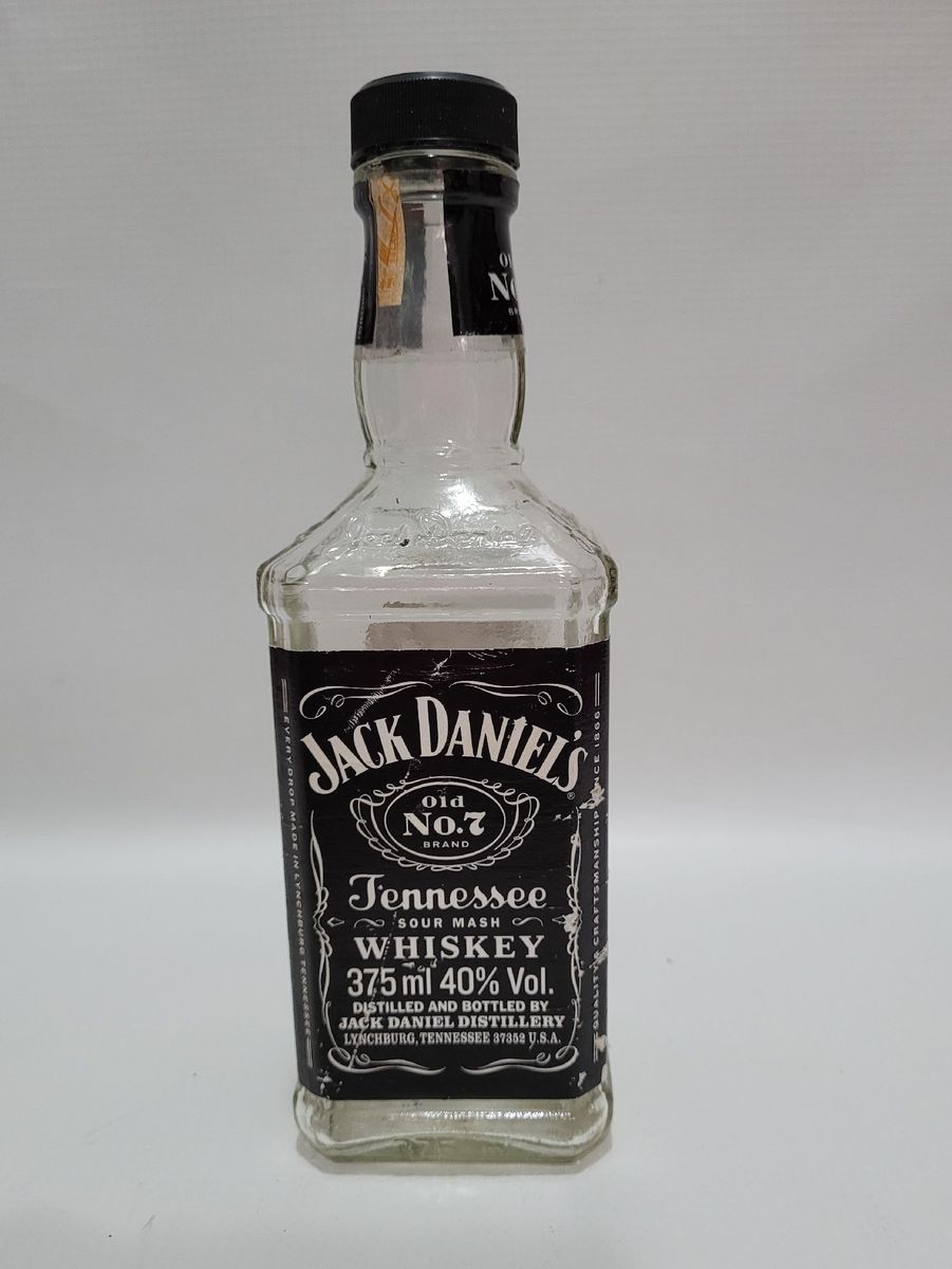 Garrafa Vazia Jack Daniel's Old No.07 375ml. | Item de Decoração Jack ...