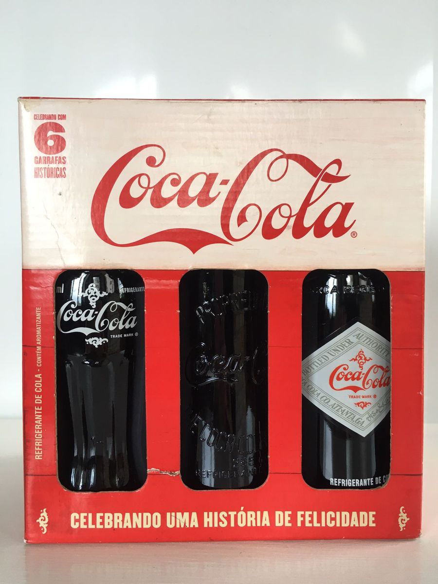 Coca-Cola クラシックボトル 500ml 6本セット Garrafas Históricas Coca-Cola 6 Garrafinhas Lacradas | Coca-Cola