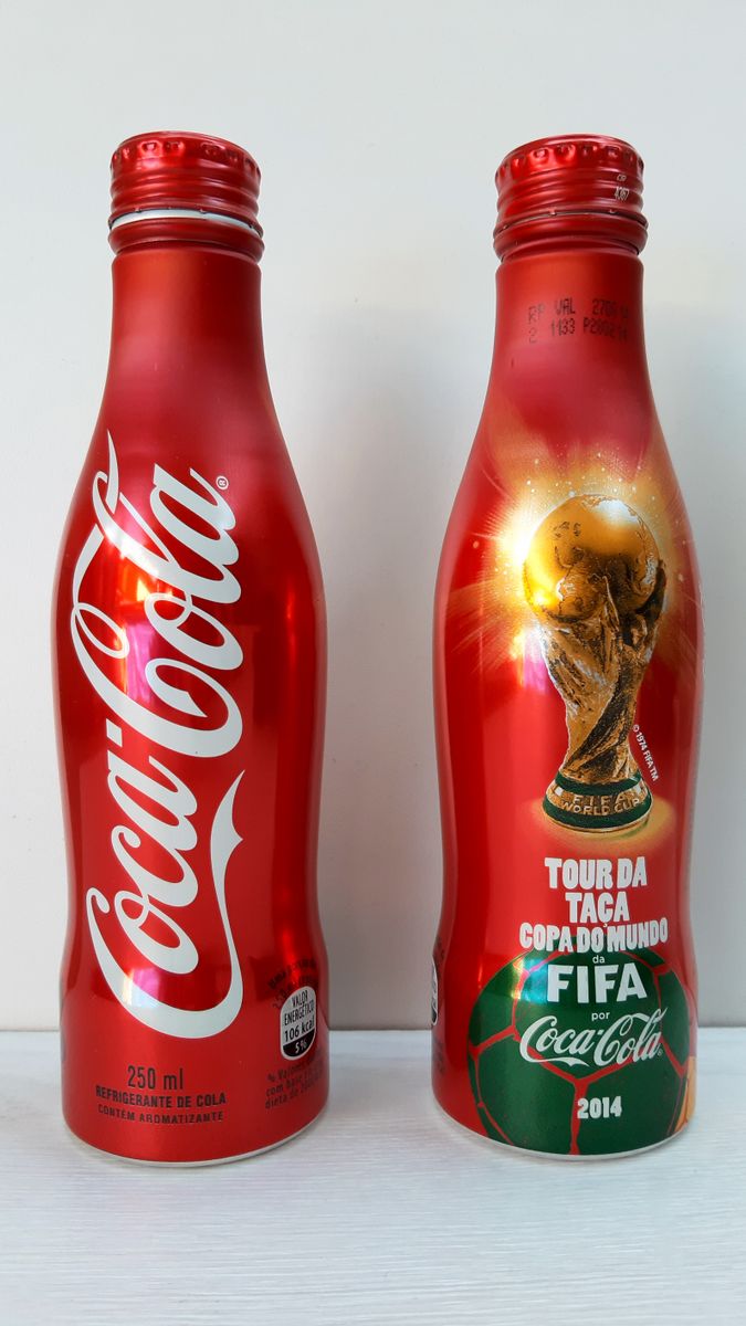 Garrafinha Vazia Coca Cola Tour Taça