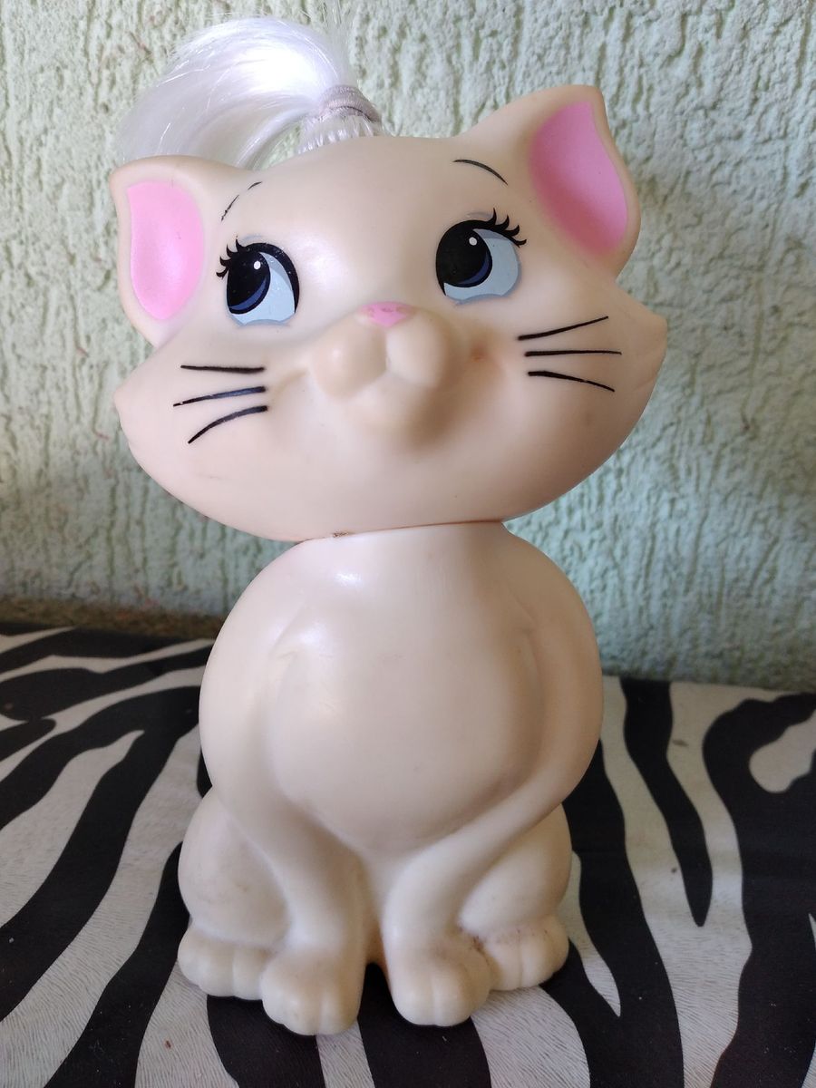 Miniatura de vinil gata Marie Disney. 6 cm de altura. tem um