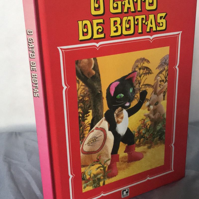 LIVRO CAPA DURA O GATO DE BOTAS - Montresor - Roupas e brinquedos