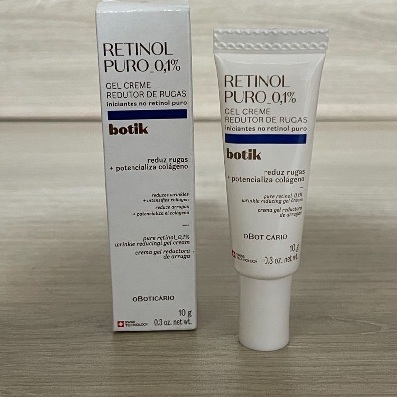 Gel Crema Reductora de Arrugas – Retinol Puro, 30 g Botik