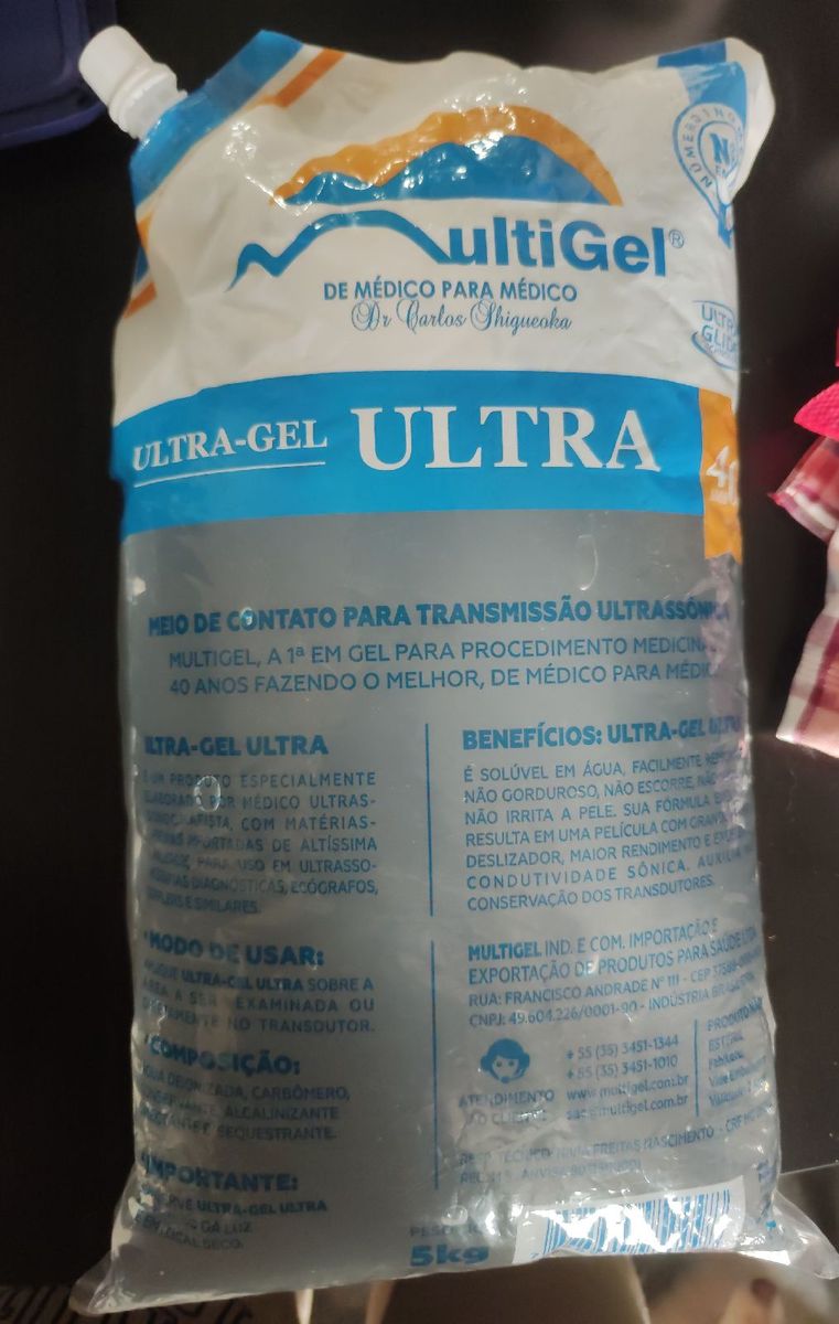 Gel de Ultrassom 5kg | Cacareco Ultigel Usado 138017781 | enjoei
