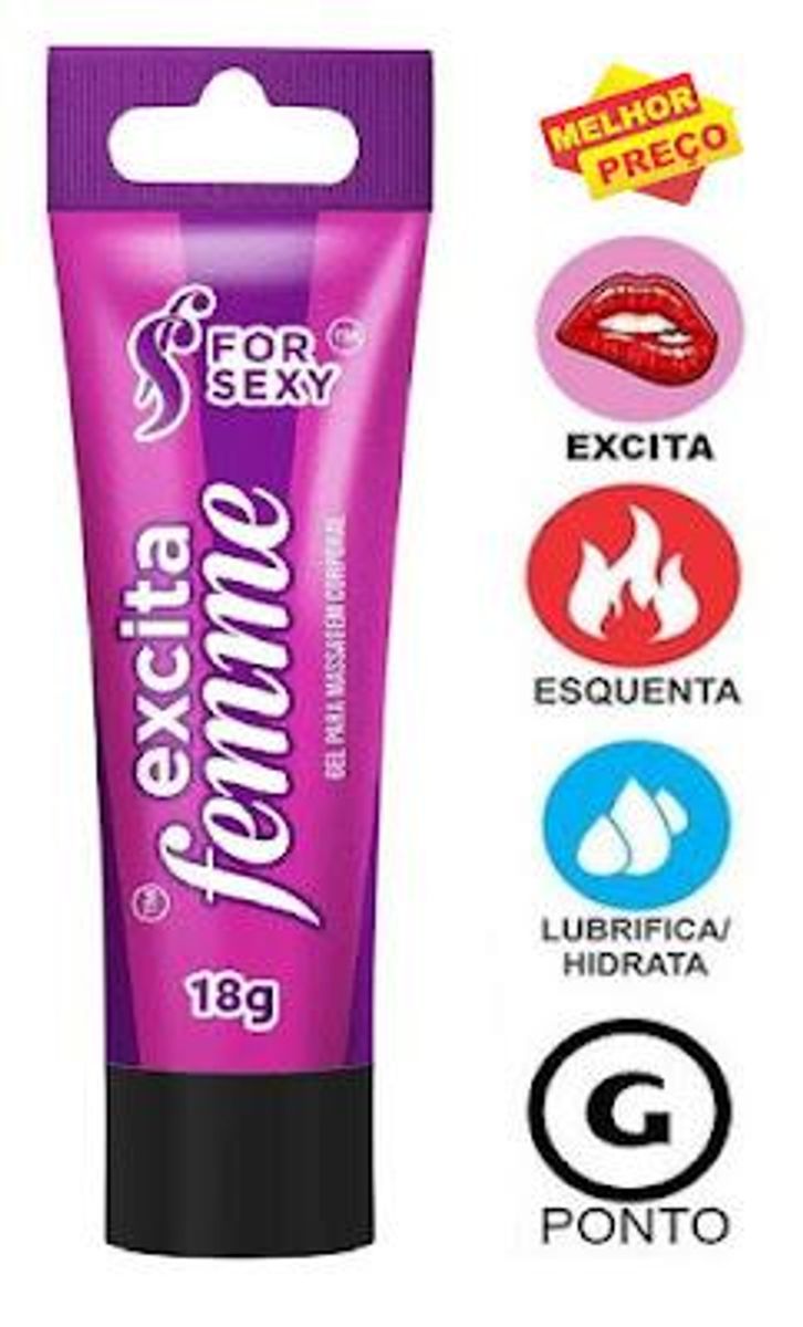 Gel Excitante Feminino Excita Femme 18g For Sexy Leia A Descrição Produto Feminino For 3262