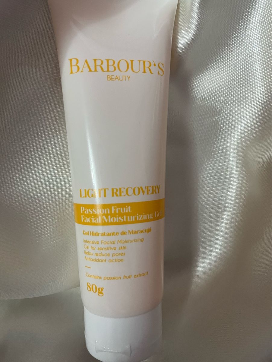 Gel Facial Hidratante de Maracujá Cosmético Feminino Barbours Beauty