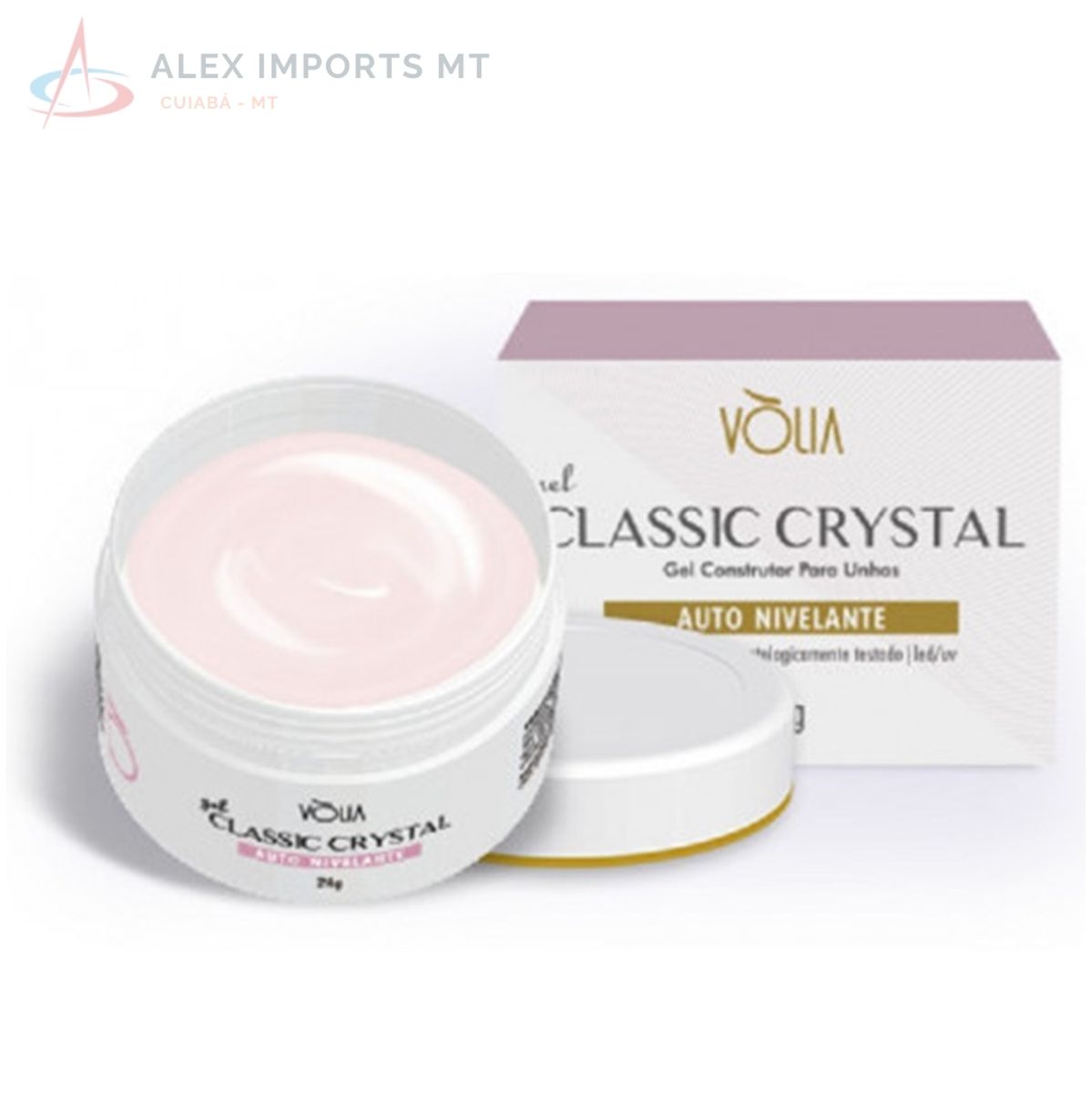 Gel Vólia Cristal Vòlia Crystal Volia Construtor de Unha | Cosmético