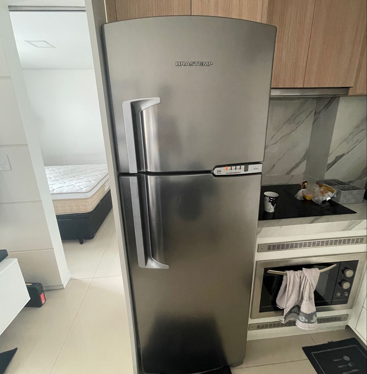 Geladeira Brastemp Duplex Inox Frost Free 375 Litros | Eletrodoméstico ...