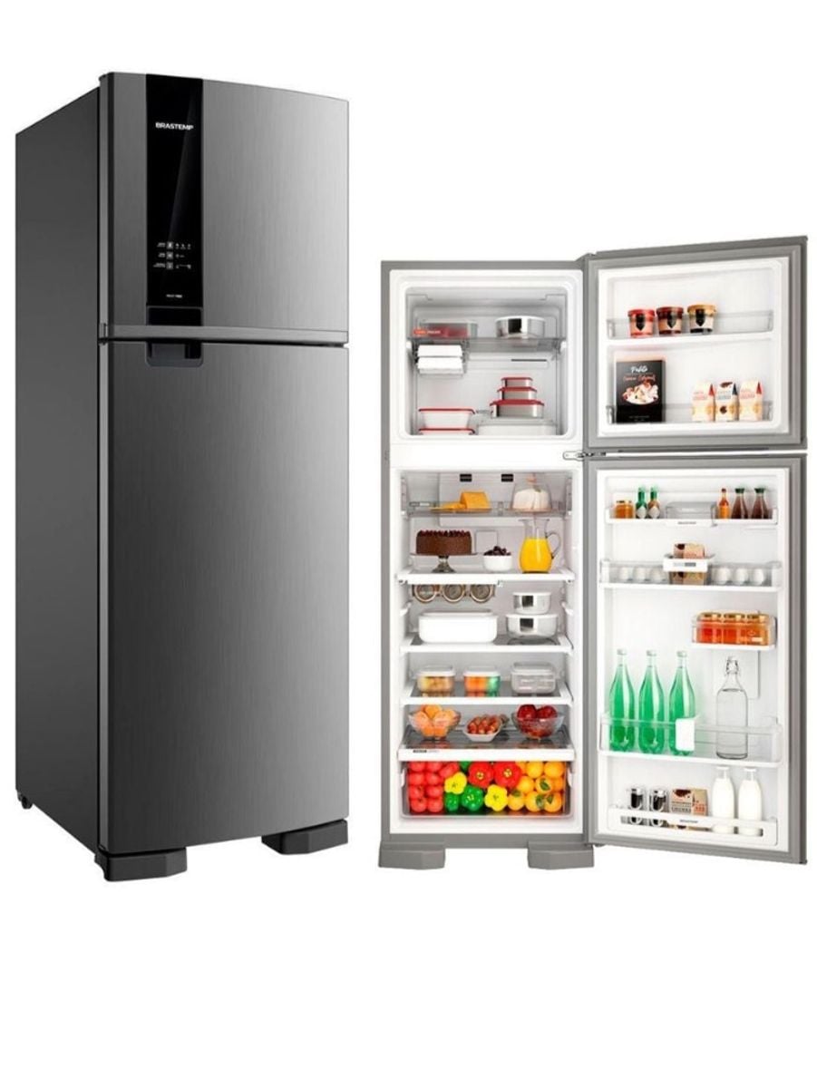 Geladeira Brastemp Frost Free 400 Litros - Brm54 Inox | Eletrodoméstico ...