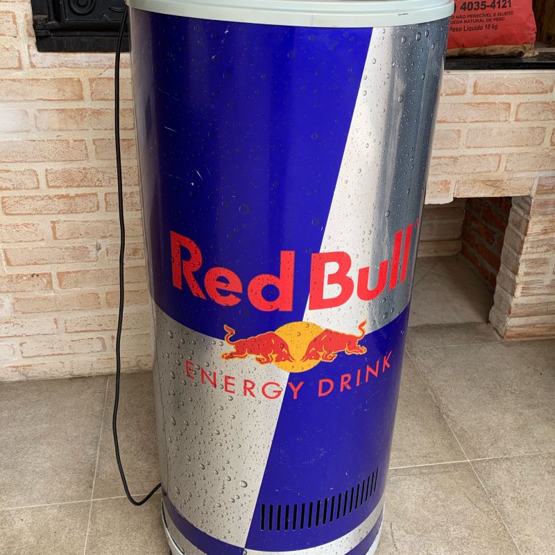 Geladeira/Cooler Red Bull Original Cilindro | Item Info & Eletro