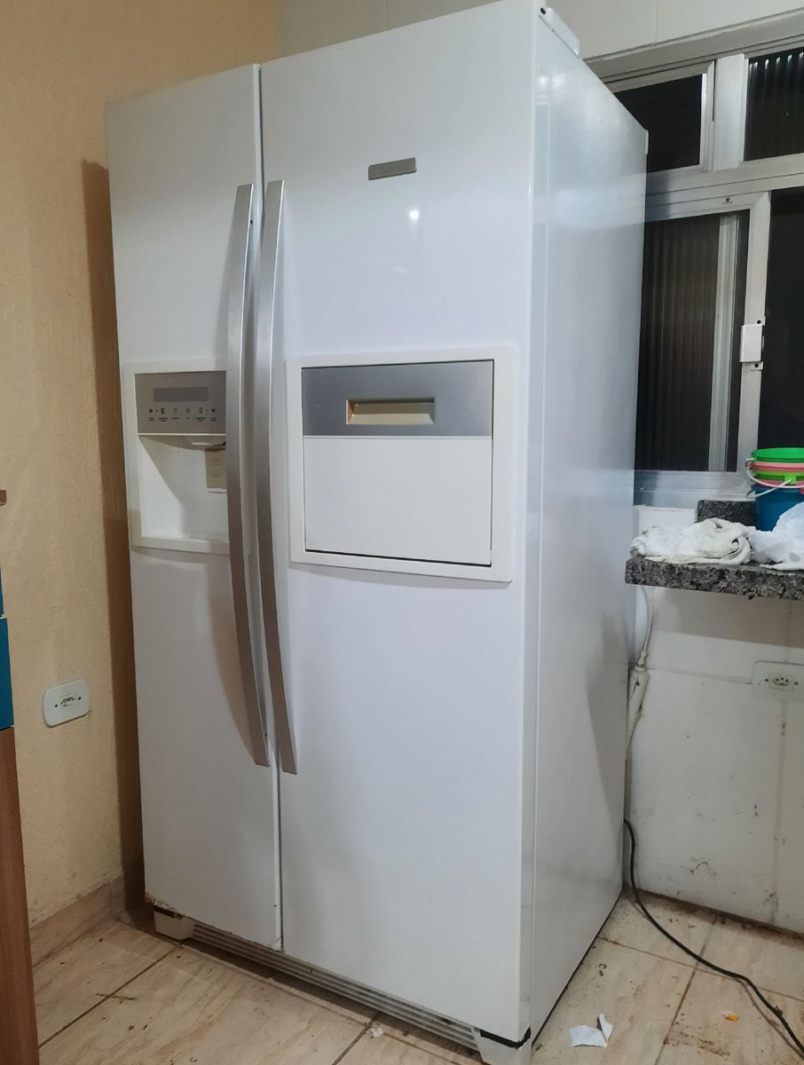 Geladeira Electrolux 504l Branca Frost Free Side By Side
