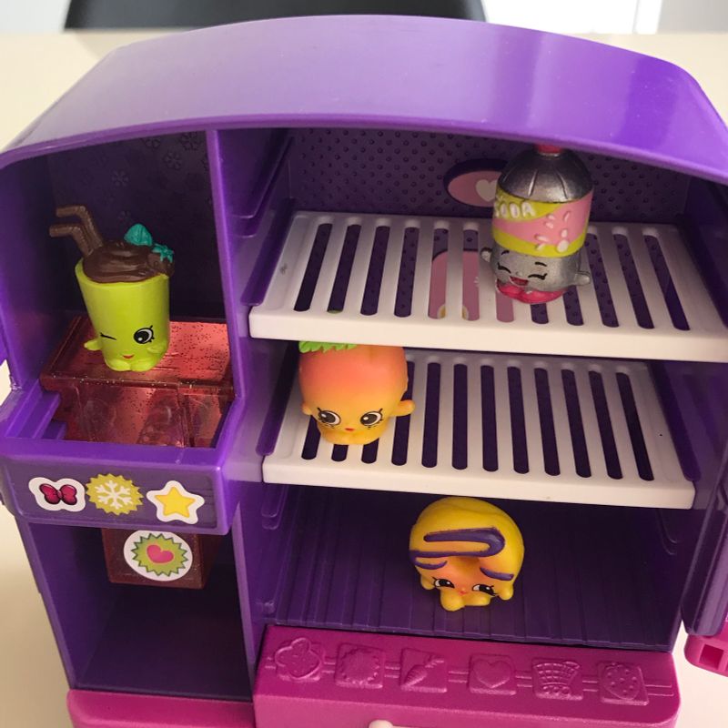 Geladeira Shopkins Roxa Brinquedo Shopkins Usado 36400497 enjoei