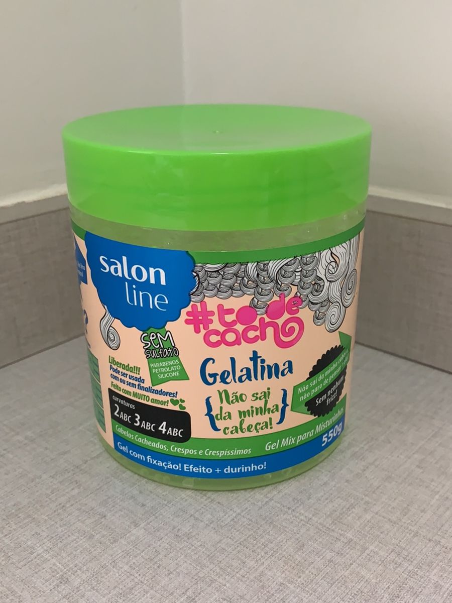 Gelatina Para Cabelos Produto P Cabelos Feminino Salon Line Nunca Usado Enjoei