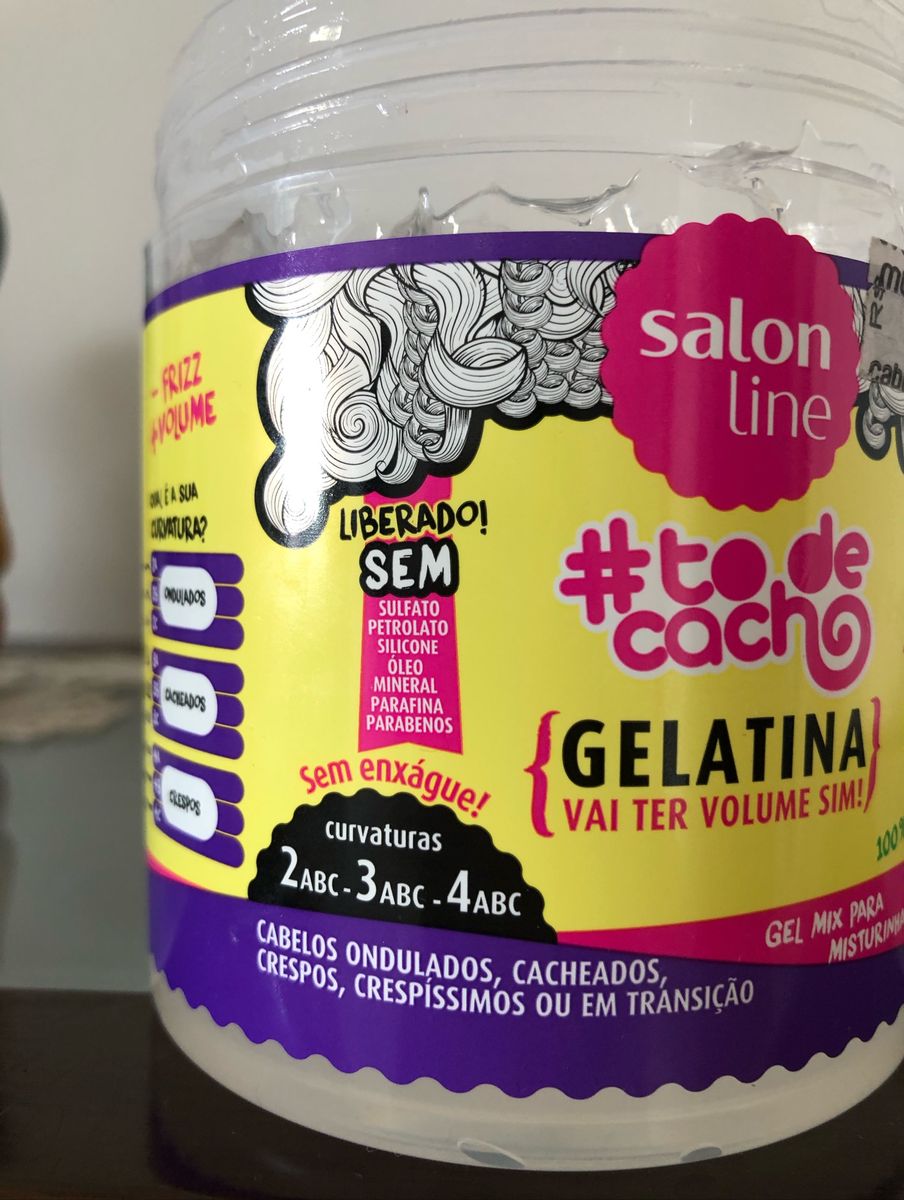 Gelatina Para Cachos Salon Line Produto P Cabelos Feminino Salon Line Usado Enjoei