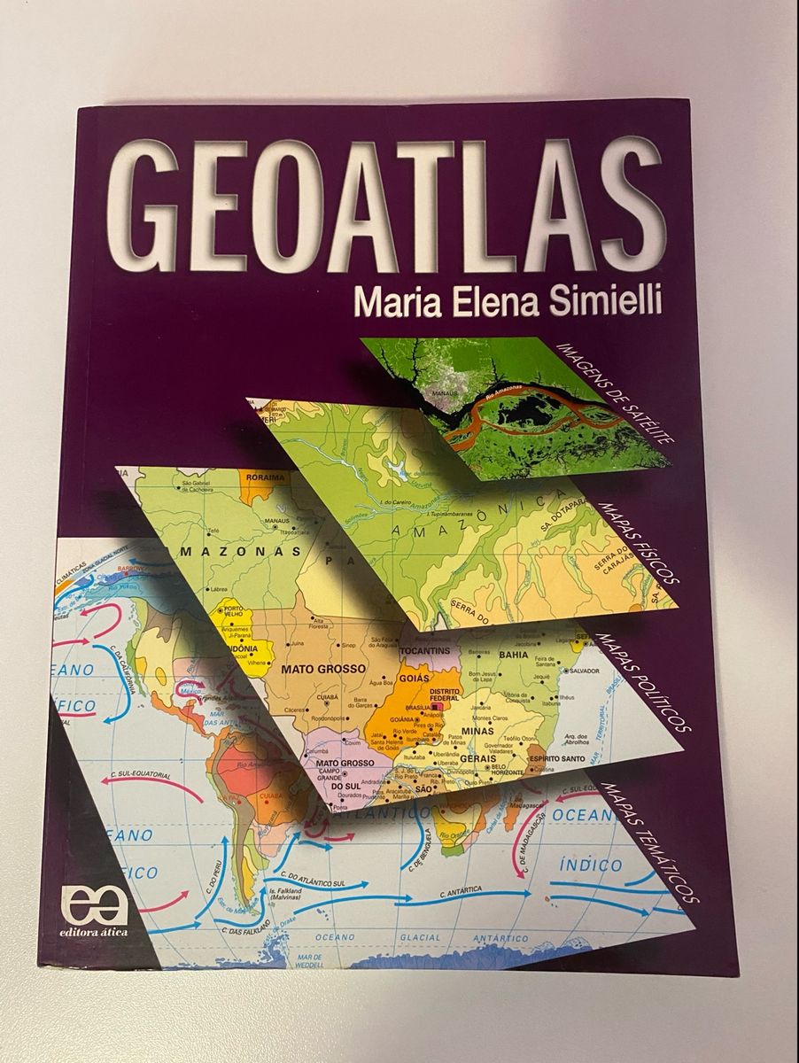 Geoatlas Maria Elena Simielli | Livro Geoatlas Nunca Usado 81812397 ...