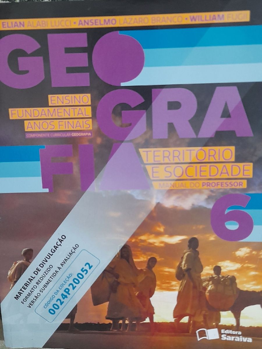 Geografia Território e Sociedade 6- Manual do Professor | Livro Usado ...