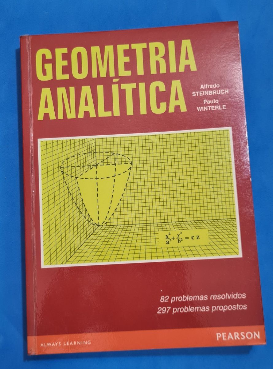 Geometria Analitica Alfredo Steinbruch Paulo Winterle | Livro Pearson ...