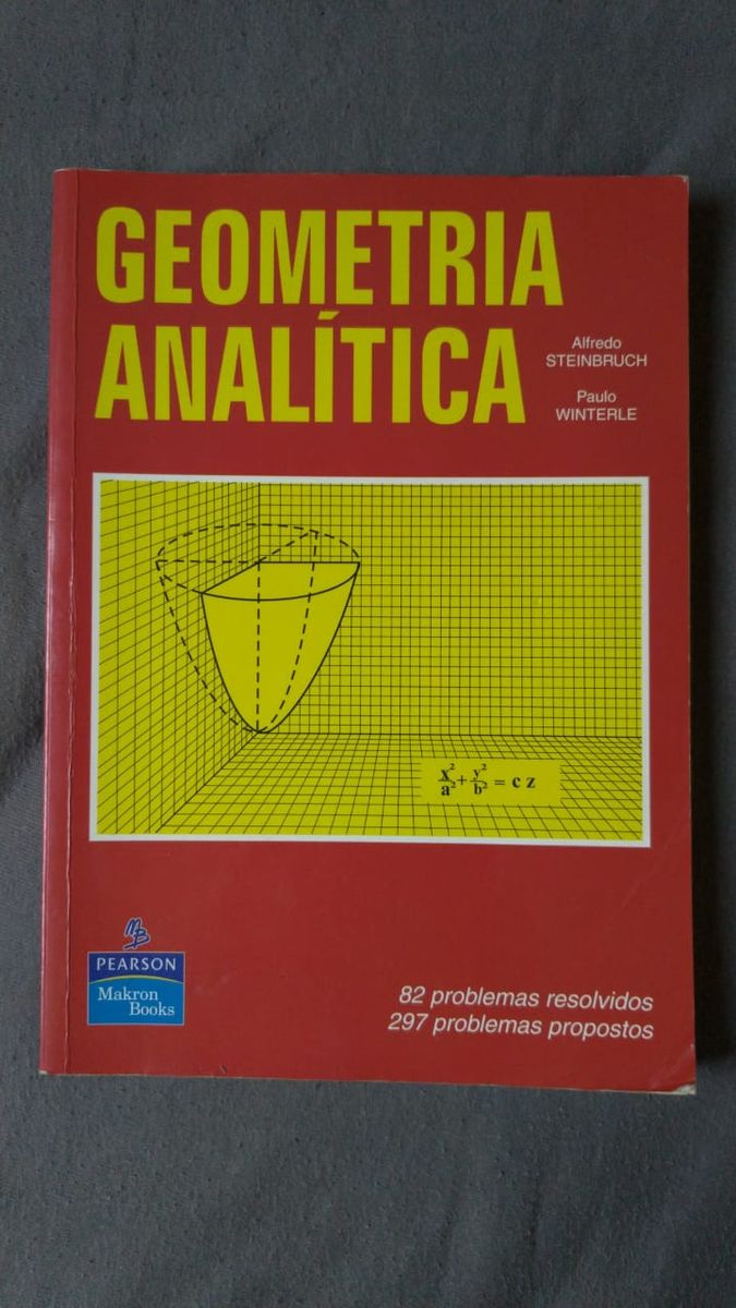 Geometria Analítica De Alfredo Steinbruch E Paulo Winterle | Livro ...