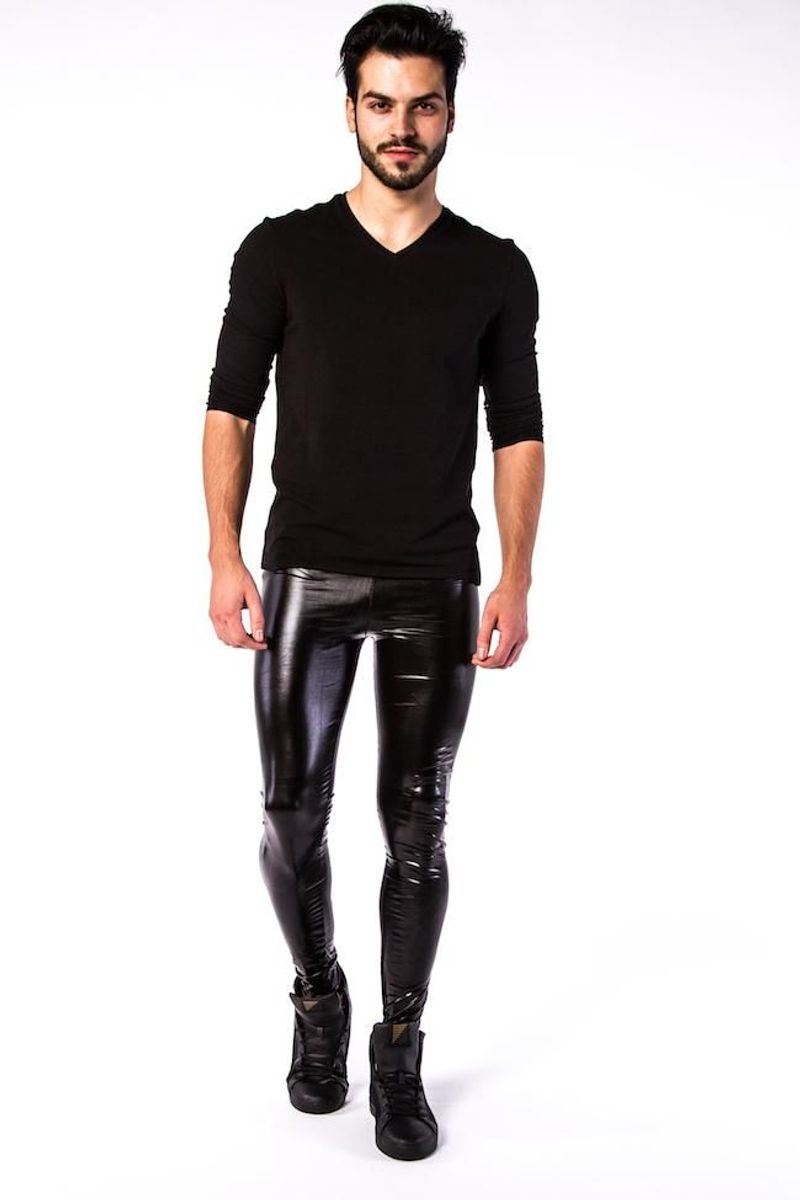 calça masculina vinil