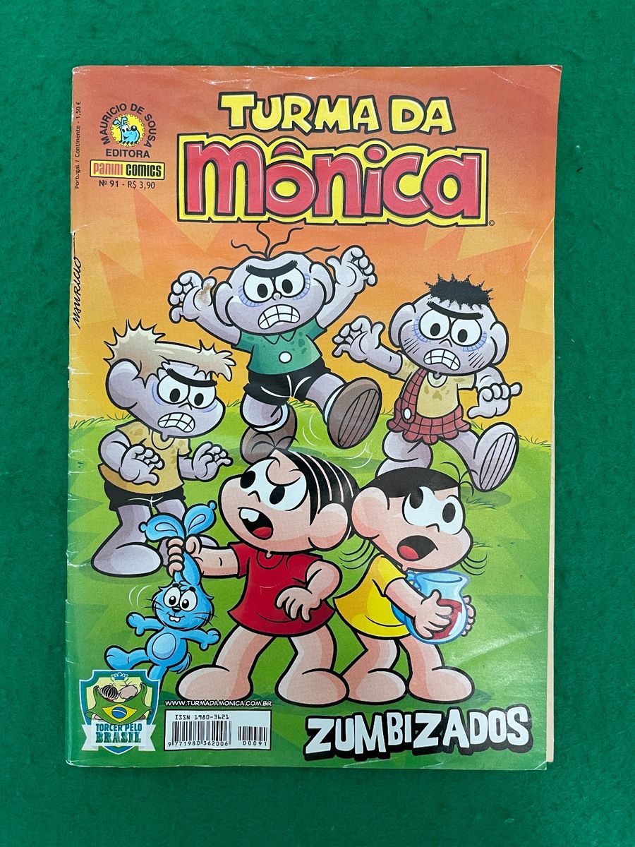 Gibi Turma Da Mônica Edição Zumbizados Produto Vintage E Retro Panini Comics Usado 7964