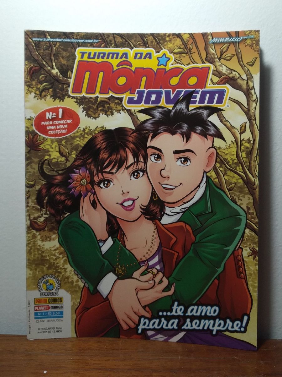 Gibi Turma Da Mônica Jovem N° 1 Te Amo Para Sempre Livro Panini Comics Nunca Usado 5841