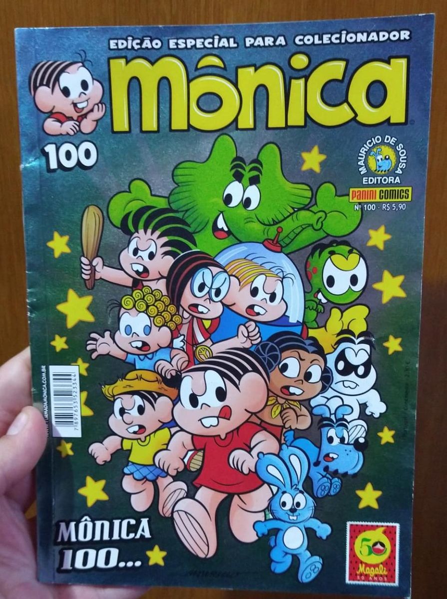 Gibi Turma Da Mônica Mônica 100 Edição De Colecionador Livro Usado 78302829 Enjoei 3034