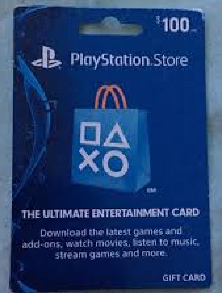 Gift Card Da Playstation De 100 Reais Item Infantil Playstation Nunca Usado Enjoei