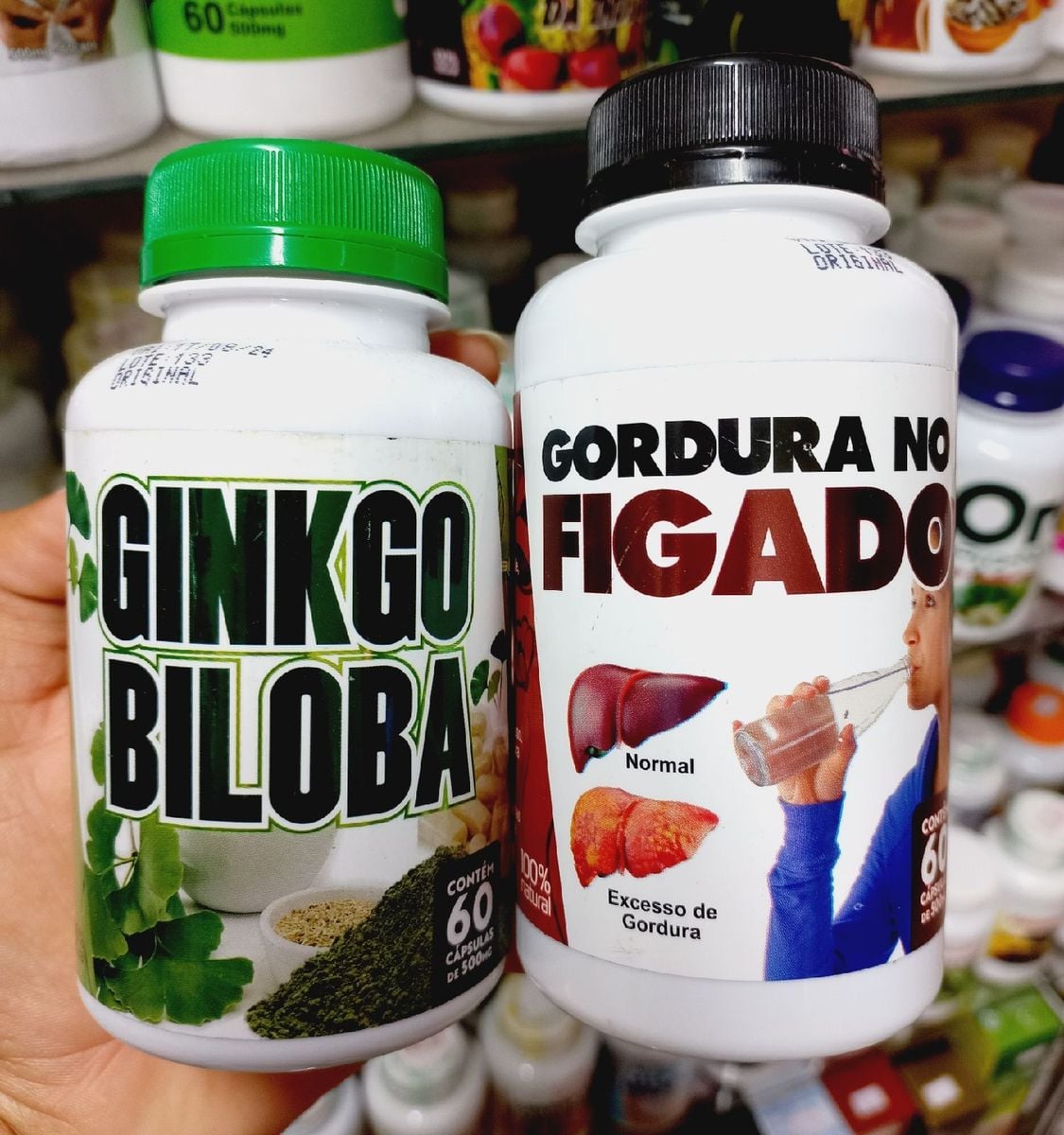 Ginkgo Biloba + Gordura No Fígado em Cápsulas | Produto Feminino Ervas ...