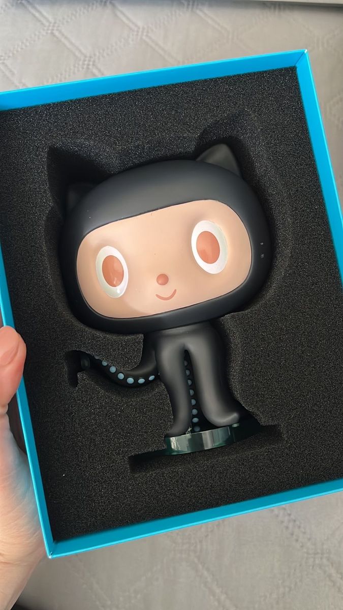 Github Octocat Figurine Boneco Gato Polvo | Item de Decoração Github ...