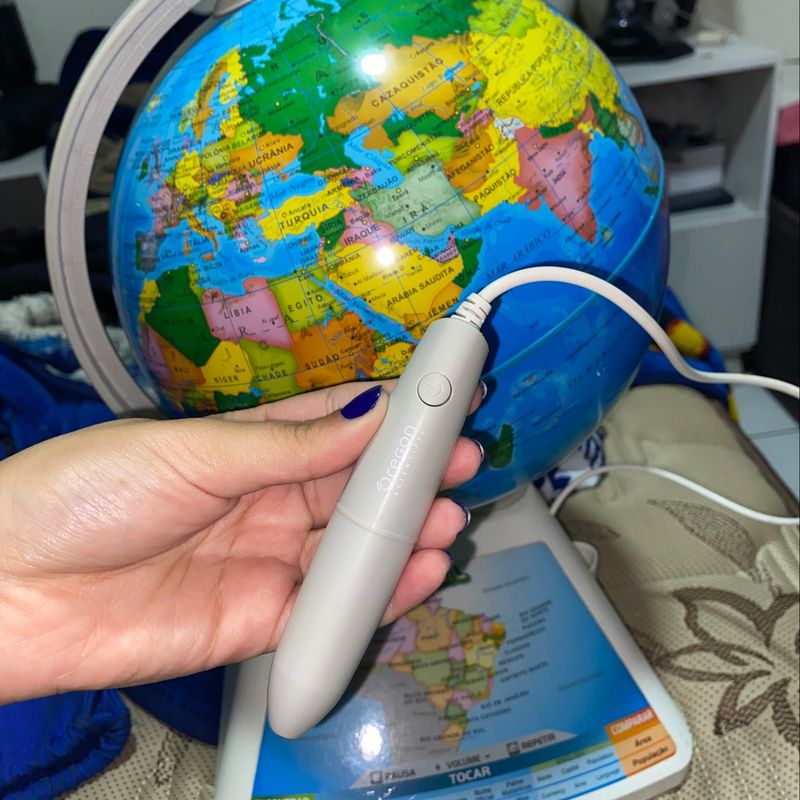 Globo Inteligente Oregon Scientific Sg268r World Geography