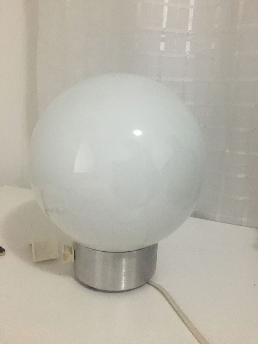 Globo Show Luminária Imaginarium Bola de Cristal Luz Negra Neon Móvel