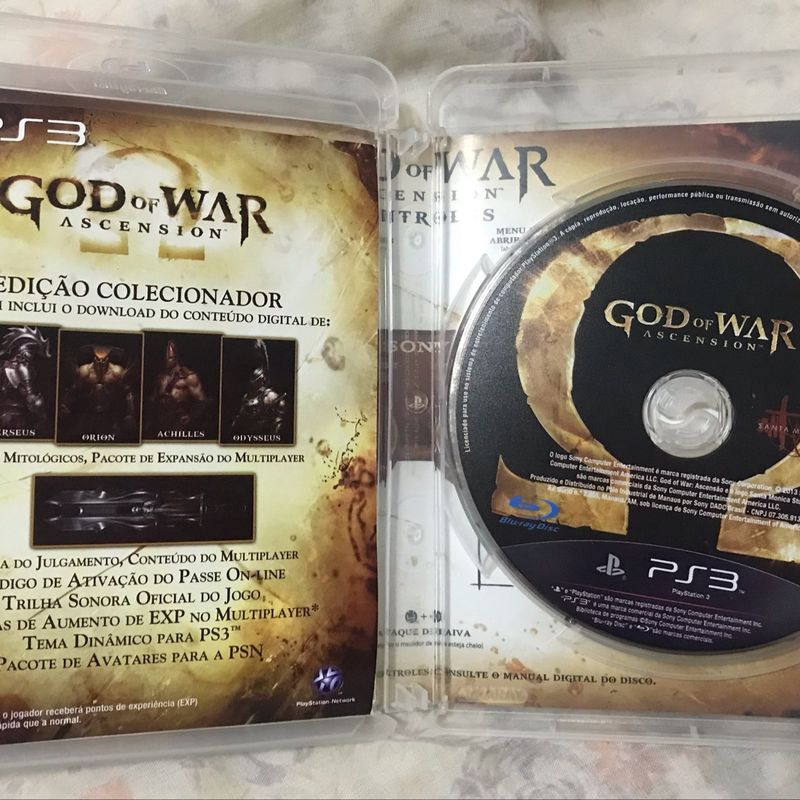 God of War Ascension Jogos Ps3 PSN Digital Playstation 3