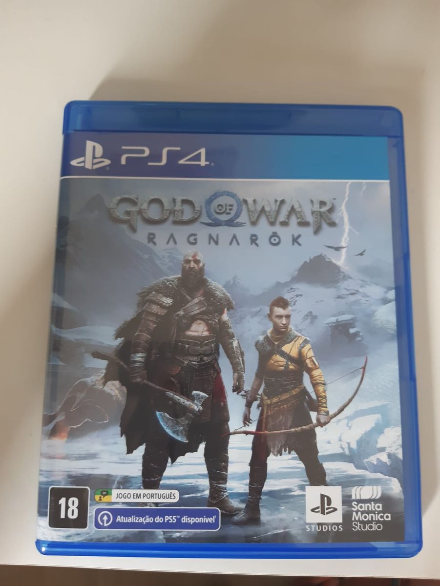 God Of War - Ragnarok - PS4 - Mídia Física - Show Game