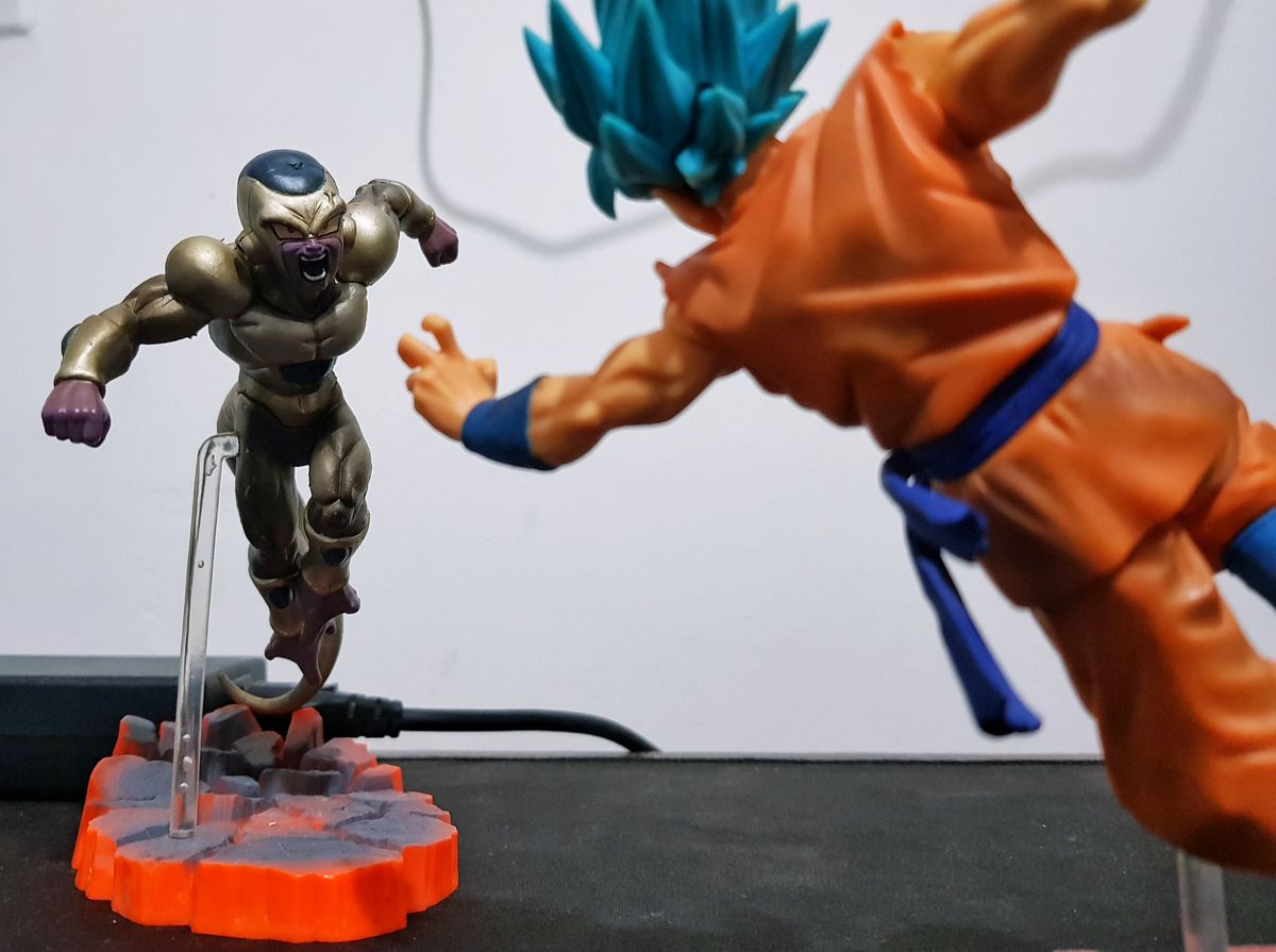 Goku e Frieza Dragon Ball Z Figura de Ação Action Figure em Pvc Filme