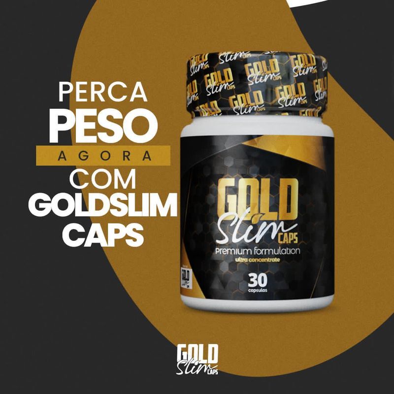Gold Slim Caps - Emagrecedor Original, Item p/ Esporte e Outdoor Verdana- Fit Nunca Usado 62133920
