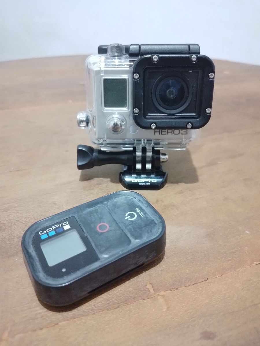 Gopro Hero 3 Com Controle Remoto Filmadora Go Pro Usado 80928083 Enjoei