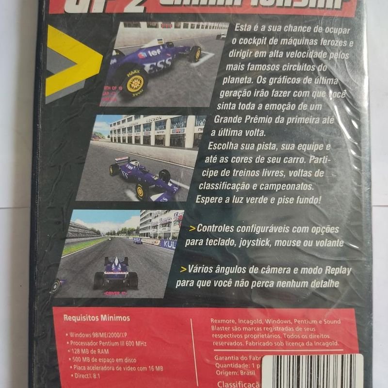 JOGO PS2 CARROS RACE O RAMA MIDIA FISICA LACRADO