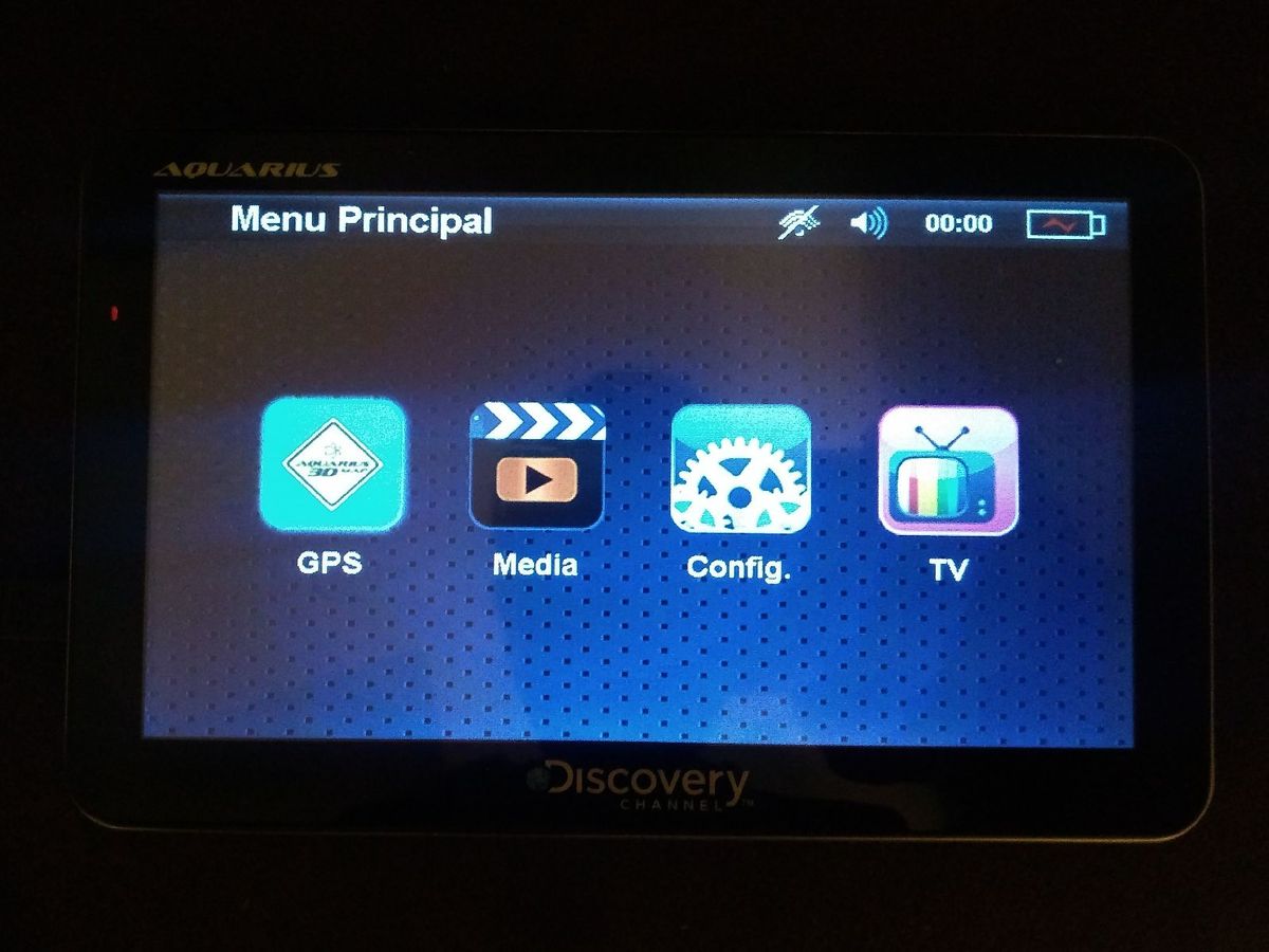 Gps Discovery Channel Aquarius 5' Polegadas Item Info & Eletro