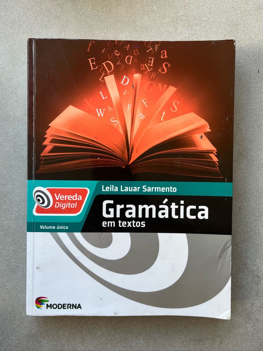 Gramática em Textos | Livro Moderna Usado 64655800 | enjoei