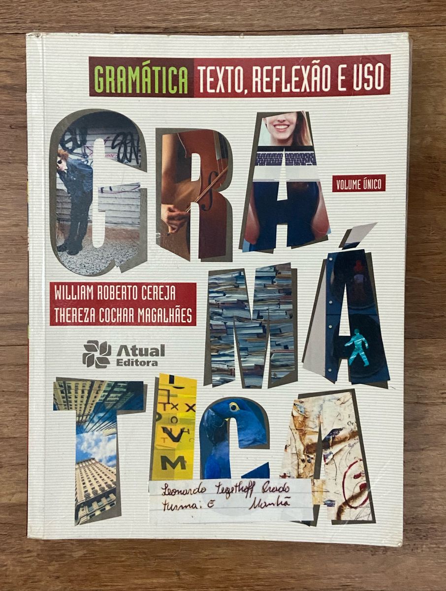 Gramática - Texto, Reflexão E Uso | Livro William Roberto Cereja Usado ...