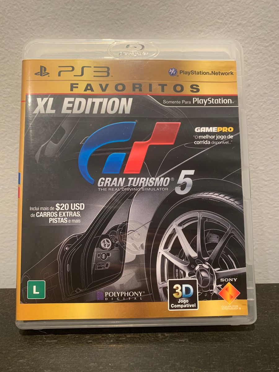 Gran Turismo 5 Xl Edition para Playstation 3, Jogo de Videogame  Playstation 3 Usado 64502165