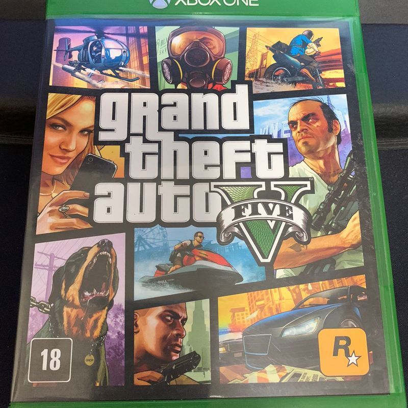 Grand Theft Auto V Xbox 360 - Mídia Física