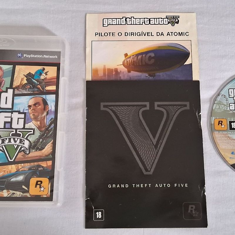 Grand Theft Auto V Ps3 - Gta V - Gta 5, Jogo de Videogame Rockstar Usado  93751953