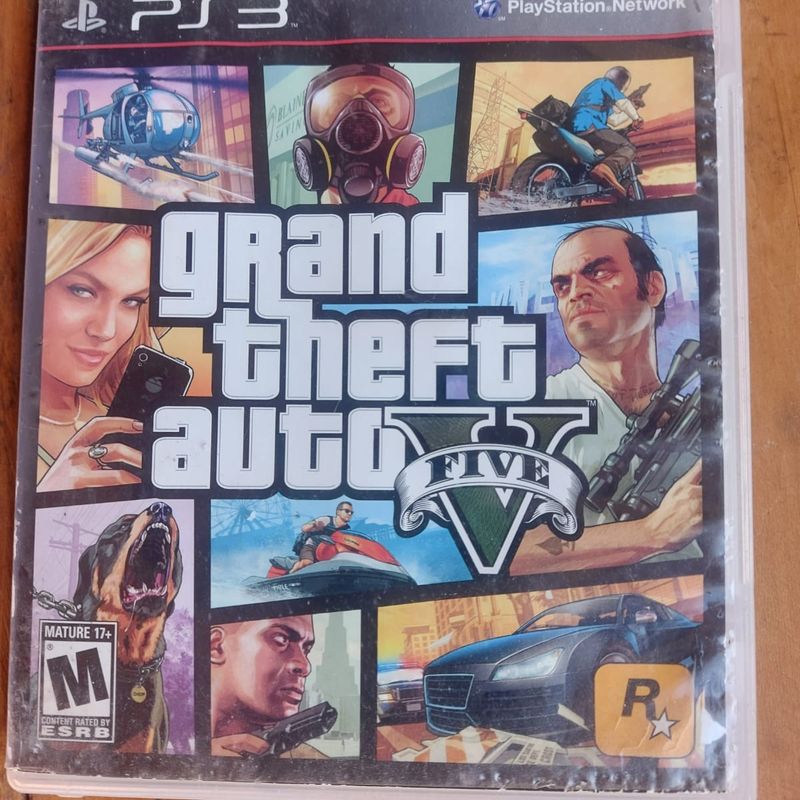 GTA V: Grand Theft Auto - PS3 (Jogo Novo)