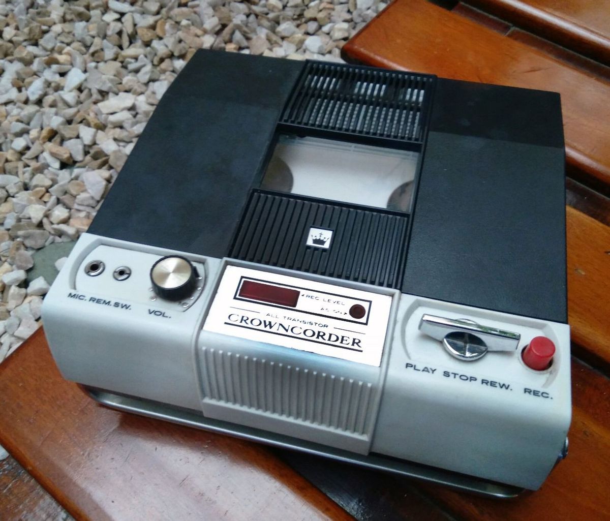 Gravador Antigo de Rolo Crowncorder ctr-3050 | Produto Vintage e Retro ...