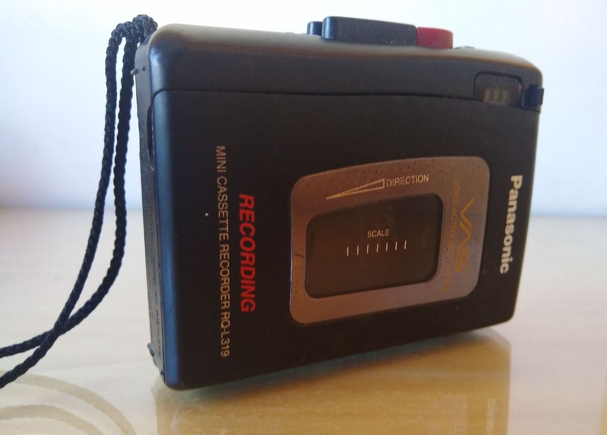 Lecteur/enregistreur Cassette Vintage Panasonic RQ-319, Fonctionnel