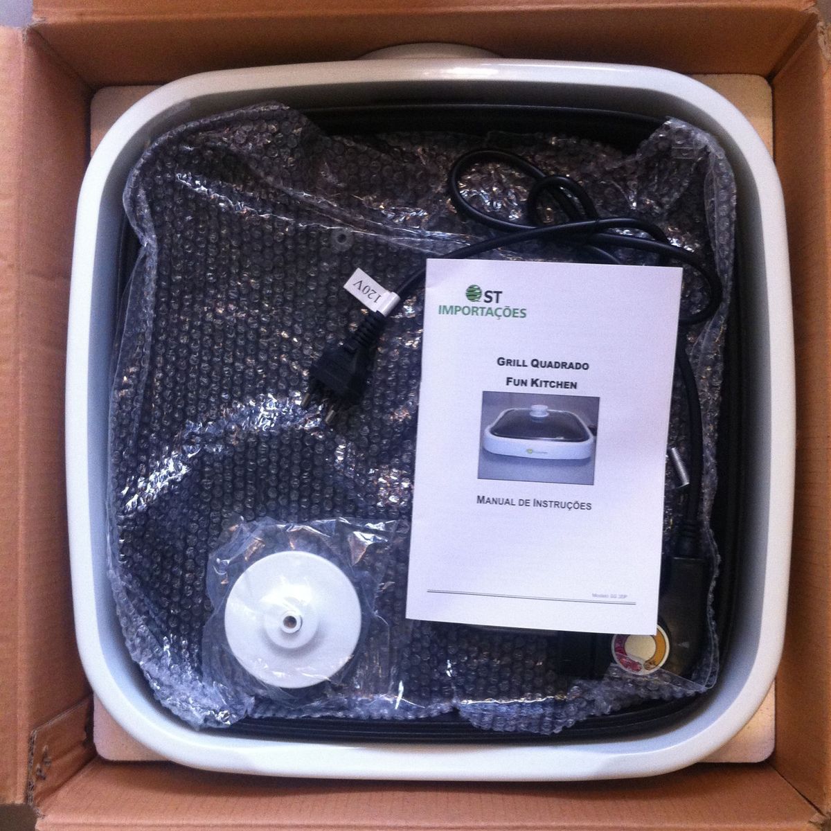 Grill Quadrado Eletrodoméstico Fun Kitchen Nunca Usado 1809564 enjoei