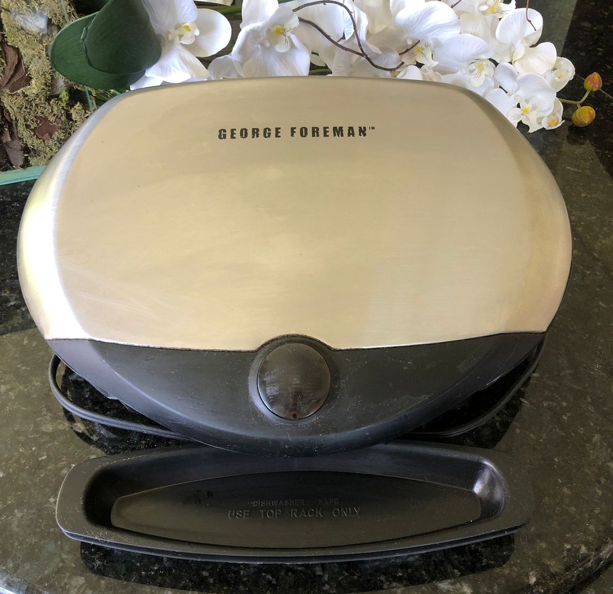 Grill Super Jumbo em Aço Escovado George Foreman Grill - 110 V | Móvel ...